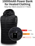 5V 2A Power Bank for Heated Vest, Jacket, Stadium Seats, Chair Battery Pack, 10000mAh Packet Size LED Display Portable Charge for Heated Clothing,...