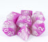 Pink and White DND Dice - 'Cherry Blossom'...