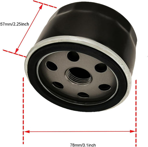 492932s 49065-0721 Oil Filter Replacement for Kawasaki FX600V FR691V FR730V FR651V FS451V FS481V FS651V 4 Cycle Engine FB460V (3 Pack)...