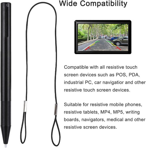 ASHATA Stylus Pen, Touch Screen Painting Pen Resistive Stylus with Telescopic Rope for POS PDA Navigator......