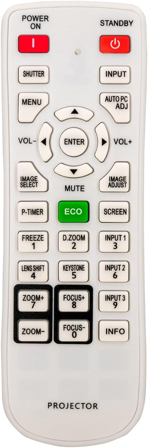 Replacement Remote Control for Panasonic N2QAYA000063 PT-EZ580 PT-EW640 PT-EX610 PT-EZ580L PT-EW640L PT-EX610L Large Venue 3LCD Projector...