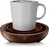 Electric Coffee Cup Warmer for Desk, Smart Coffee Mug Heater Warmer for Home Office, Warming Plate for Tea, Milk & Candle (No Cup, Wooden) – ENIGM...