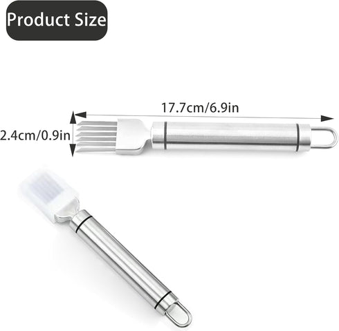 PCTC Stainless Steel Chopped Green Onion Knife, Kitchen Tool Slice Cutlery Vegetable Cutter Sharp Scallion Cutter Shred Knife, for Kitchen Cutting...