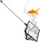 Fish Net for Fish Tank, Fine Mesh Aqurium Net with 9-24 Inch Stainless Steel Long Handle, Extendable Fishing Tank Net for Fish Shrimp Tank, Pond, ...