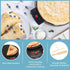 12" Griddle & Crepe Maker, Non-Stick Electric Crepe Pan w Batter Spreader & Recipe Guide- Dual Use Hot Plate for Blintzes, Eggs, Pancakes- Portabl...