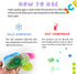 Kids Ice Pack, Hot or Cold Pack Gel Cooling Pad, Reusable for Injuries Medical Health,Swelling and Pain Relief, Tired Eyes, Child Injury, Headache...