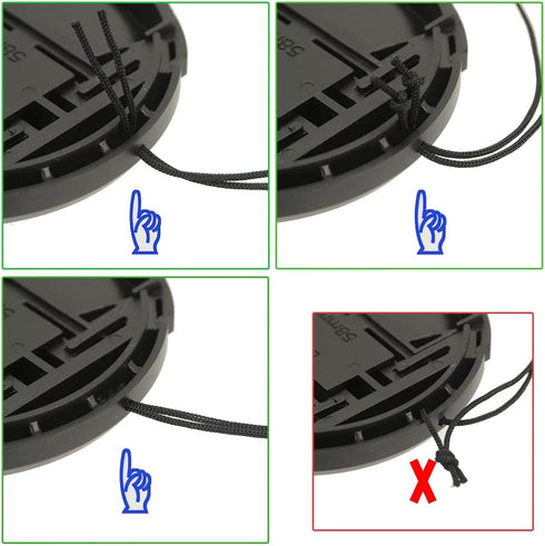 SIOTI 37mm Lens Cap, 2 Packs + 1 Piece Cleaning Wiper, Model:LC-37, Compatiable with Camera Lens & Lens Filter & Filter Adapter Ring etc.(37mm)...
