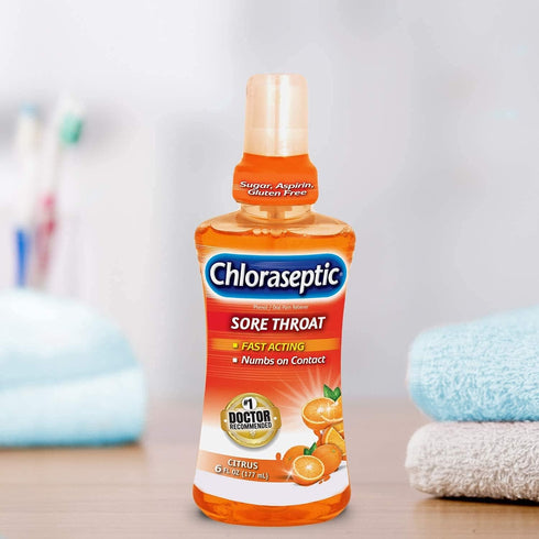 Chloraseptic Sore Throat Spray, Citrus, 6 fl oz (Pack of 1)...