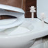 2PCS Universal White Plastic Toilet Cover Screw Replacement Parts, Toilet Cover Hinge Bolts and Nuts, Replacement Parts for Top Mount Toilet Cover...
