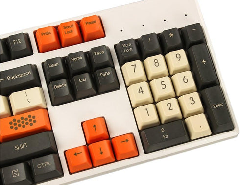 YMDK Carbon Top print 60 87 104 Keycaps Thick PBT OEM Profile Keycap for MX Mechanical Keyboard (Only Keycap) (104)...
