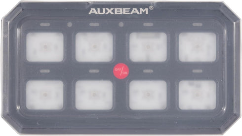 Auxbeam Switch Panel Waterproof Cover Transparent silicone Protective Case for 8 Gang Switch Panel RA80 XL RB80 XL 5.3 x 3 Inches......