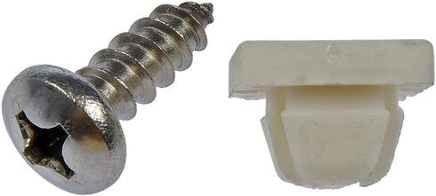 Dorman 785-166 License Plate Fasteners- No. 14 x 3/4 In., 4 Pack...