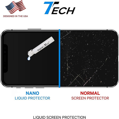 7TECH Phone Scratch Remover and Cracked Repair Liquid Liquid Glass Screen Protector | Universal Nano Protection Suitable for All Phones Tablets Sm...