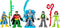 Fisher-Price Imaginext DC Super Friends Preschool Toys Batman Battle Multipack 9-Piece Figure Set with Light-Up Backpack for Ages 3+ Years...