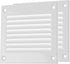 Vent Systems 4'' x 4'' Inch Pack of 2 White Air Vent Cover Metal Air Return Grill with Built in Pest Guard Screen HVAC Vent Cover for Home Improve...