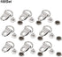 100 Sets Shoelace Hooks, Shoe Boot Laces Hooks Metal Stud Fasteners D Ring Eyelet Buckles with Rivets for Hiking Boots Repair Leather Boot Shoes...
