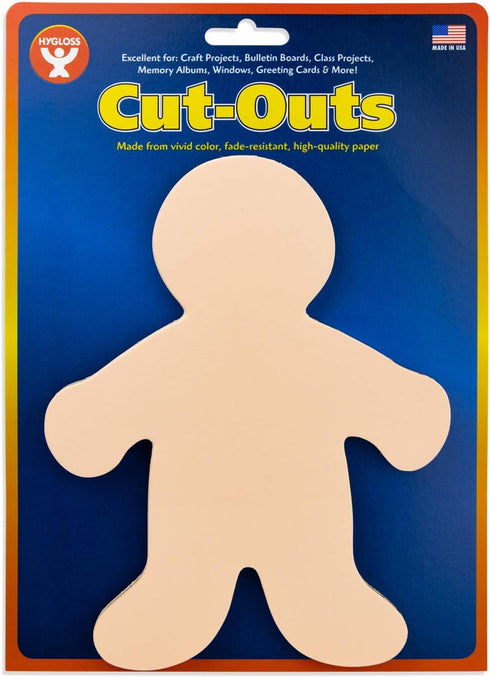 Hygloss Products - 68207 People Paper Cut Outs Culturally Diverse Family, Cardstock, 7" Mommy-24 ct, 7-Inch, Assorted 24 Count...