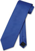 Vesuvio Napoli NeckTie Solid ROYAL BLUE Color Men's Neck Tie...