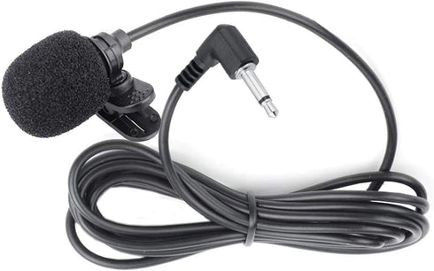Mini lavalier Lapel Tie Clip-on 3.5mm Jack Condenser Collar Microphone compatible for Crosstour ct8500 Action Camera...