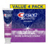 Crest 3D White Advanced Luminous Mint Teeth Whitening Toothpaste, 3.7 oz Pack of 4 - Helps Remove Surface Stains, Whitens Teeth, Strengthens Tooth...