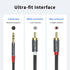 2RCA to 3.5mm,?3M? 1/8 to RCA 2-Male Headphone Jack Fish Wire Braid Y Splitter RCA Auxiliary Cord for Smartphone, Tablet, HDTV,MP3 Player Speaker...