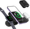 3 in 1 Wireless Charging Station for Apple Multiple Devices, Wireless Charger Foldable Wireless Magsafe Charger for iPhone 15 14 13 12 11, for iWa...