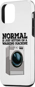 iPhone 12 mini Mormal Is Sitting On Laundry Funny Women Washing Machine Case...