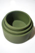 Stay Put 3pcs Suction Snack Cups for Babies and Toddlers in Different Sizes – Dishwasher and Microwave Safe Kids Bowls – Durable Silicone – Olive ...