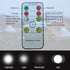 Solar Powered Lamp Remote Control Portable Led Bulb Lights Solar Energy Panel Led Lighting for Camp Tent Night Fishing Emergency Lights Flash 350L...