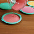 Webake Rainbow Cake Pans, 6 Inch Round Silicone Baking Pans, Set of 6, Great for Jumbo Whoopie Pie, Vegetable Pancakes, Taco Shells, Pizza Crust, ...