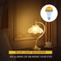 2 Pack LED Amber Light Bulbs,7W A19 1800K Warm Light Bulbs for Sleep Light Bulb,Blue Light Blocking Light Bulbs 60 Watt Equivalent for Healthy Sle...