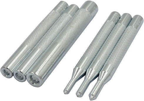 DGOL 10 pcs Metal Snap Button Fastener Setter Metal Snaps Press Studs Install Punch Base Tool Kit...