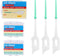 Silicone Dental Pick Interdental Brush Teeth Stick Soft Toothpick Oral Hygiene Care Tools 2 Travel Cases 1 Refill 240 Count...