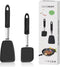 Silicone Spatula Turner Set of 2, GEEKHOM 600°F Heat Resistant Flexible Kitchen Small Spatulas Set for Nonstick Cookware, Cooking Utensils Non Scr...