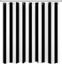 LB Black and White Shower Curtain,Striped Bathroom Curtain,72x72 inch Waterproof Polyester Fabric,Fashion Bath Decor,Ring Hooks Included...