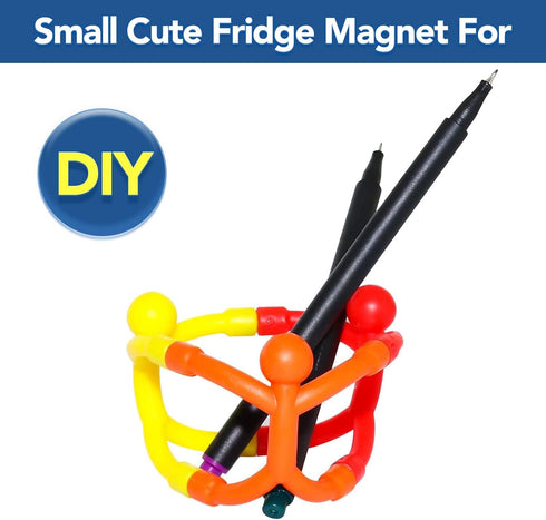 LOVIMAG Magnetic Fidget Toys, Magnetic Men Kids Toy,Rubber Magnet Men Toy Fridge Magnets Humanoid, Travel Toys -20 Pack...