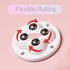 Self Adhesive Wheels 4pcs Mini Swivel Adhesive Caster Wheels Self-Adhesive Caster Sticky 360 Degree Rotary Stainless Steel Casters for Small Appli...