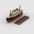 Titanic Break MOC Building Blocks,Cruise Ship Shipwreck DIY,Ship Boat Blocks Building Toys Gifts for Kids-152PCS...
