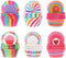 600PCS/Set Muffin Cupcake Paper Cups Cake Forms Cupcake Liner Baking Muffin Box Cup Case Party Tray Cake Mold Decorating Tools...