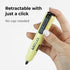 carrotez Retractable Permanent Markers, Thick Barrel, Low Odor, Bold Writing, Bullet Tip, 12 Count, Black...