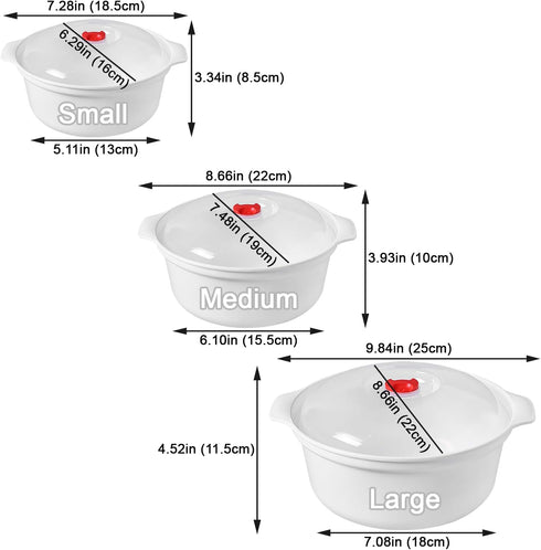 2 PCS Microwave Bowls with Lids Ramen Cooker Soup Bowls with Handls Microwave Dishes Microwave Noodle Cooker Microwave Cookware for Office, Colleg...