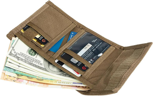 EXCELLENT ELITE SPANKER Nylon Trifold Wallet for Men ID Card Holder Tactical Military Wallet with Coin Pocket Outdoor Wallet...