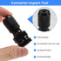 1/2 inch Square To 1/4 inch Black Hex Ratchet Socket Wrench Socket Adapter Spanner Set Drive Converter Impact Tool Hand Tools...