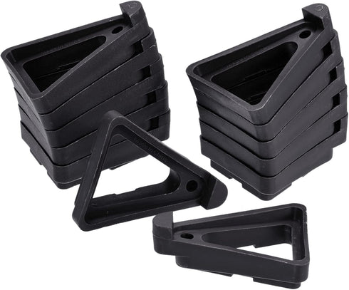 MECCANIXITY 12 Pcs Plant Pot Feet 2.8" Invisible Plastic Stand Holders Risers for Flower Plant, Indoor, Outdoor, Patio, Deck, Garden, Greenhouse (...