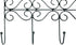Huji Sturdy Over The Door 5 Hooks Clothes Hanger for Coats Hats Belts Organization Storage for Office or Home (1 Pack, Over The Door Hanger)...