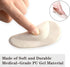 Correct-Position Gel Arch Support Insoles: Plantar Fasciitis & Flat Feet Relief, Adhesive Foot Pads for Pressure-Free Comfort- 6 Pairs (Clear*2+Be...