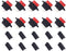 10 Pcs Auto ATC Blade Standard Fuse Holder Seat for Car Boat Truck SUV with Cover Black + 10 Pcs 10 Amp Standard Fuse...