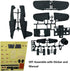 Military Attack Combat Helicopter Play Set with Accessories,WWII Pirate Fighter Jet,Boys Military Toys with Elite Force Army Ranger Action Figures...