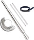 Ring Sizer Measuring Tool Ring Mandrel Measurer Finger Sizer Ring Size Gauge Measurement Tool Rings Sizing US 1-13 with Half Size...