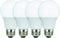 TCP L9A19D1541K4 LED 60 Watt Equivalent | Light Bulbs, A19 Shape, Cool White, 4 Count...
